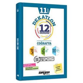 Ankara Yayıncılık 11. Sınıf Coğrafya Dekatlon 12 Denemeleri