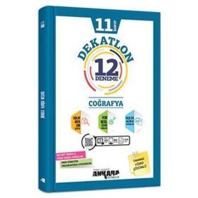 Ankara Yayıncılık 11. Sınıf Coğrafya Dekatlon 12 Denemeleri