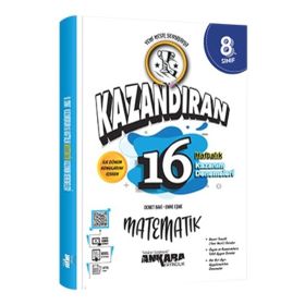 Ankara Yayıncılık 2023 Özel LGS 8. Sınıf Kazandıran 16 Haftalık Matematik Kazanım Denemeleri