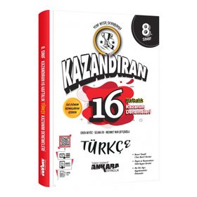 Ankara Yayıncılık 2023 Özel LGS 8. Sınıf Kazandıran 16 Haftalık Türkçe Kazanım Denemeleri