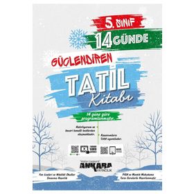 Ankara Yayıncılık 5.Sınıf 14 Günde Güçlendiren Tatil Kitabı