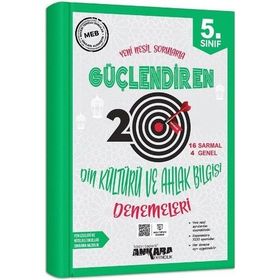 Ankara Yayıncılık 5. Sınıf Güçlendiren Din Kültürü ve Ahlak Bilgisi 20 Deneme Sınavı