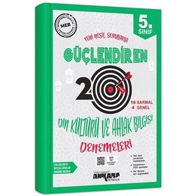 Ankara Yayıncılık 5. Sınıf Güçlendiren Din Kültürü ve Ahlak Bilgisi 20 Deneme Sınavı