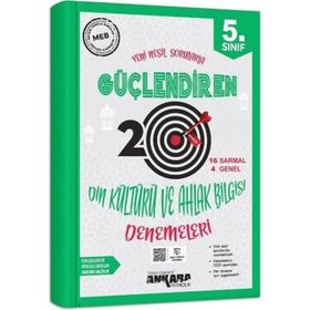 Ankara Yayıncılık 5. Sınıf Güçlendiren Din Kültürü ve Ahlak Bilgisi 20 Deneme Sınavı