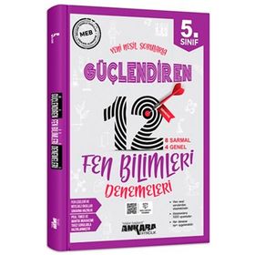 Ankara Yayıncılık 5. Sınıf Güçlendiren Fen Bilimleri 12 Deneme Sınavı