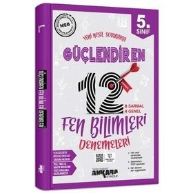 Ankara Yayıncılık 5. Sınıf Güçlendiren Fen Bilimleri 12 Deneme Sınavı