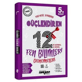 Ankara Yayıncılık 5. Sınıf Güçlendiren Fen Bilimleri 12 Deneme Sınavı