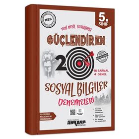 Ankara Yayıncılık 5. Sınıf Güçlendiren Sosyal Bilgiler 20 Deneme Sınavı Ankara Yayıncılık Komisyon