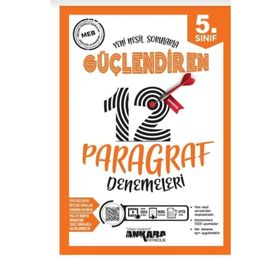 Ankara Yayıncılık 5. Sınıf Paragraf Güçlendiren 12 Deneme