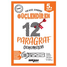 Ankara Yayıncılık 5. Sınıf Paragraf Güçlendiren 12 Deneme