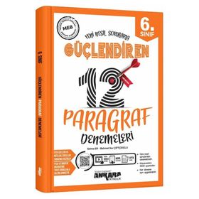 Ankara Yayıncılık 6. Sınıf Paragraf Güçlendiren 12 Deneme