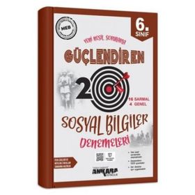 Ankara Yayıncılık 6. Sınıf Sosyal Bilgiler Güçlendiren 20 Deneme Sınavı