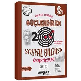 Ankara Yayıncılık 6. Sınıf Sosyal Bilgiler Güçlendiren 20 Deneme