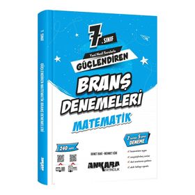 Ankara Yayıncılık 7. Sınıf Güçlendiren Matematik Branş Denemeleri