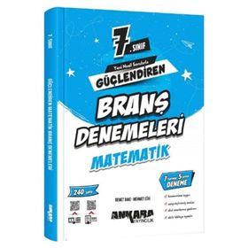 Ankara Yayıncılık 7. Sınıf Güçlendiren Matematik Branş Denemeleri
