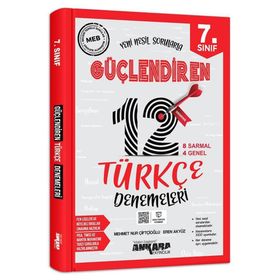 Ankara Yayıncılık 7. Sınıf Güçlendiren Türkçe 12 Deneme Sınavı