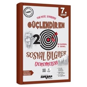 Ankara Yayıncılık 7. Sınıf Sosyal Bilgiler Güçlendiren 20 Deneme Sınavı