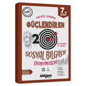 Ankara Yayıncılık 7. Sınıf Sosyal Bilgiler Güçlendiren 20 Deneme Sınavı