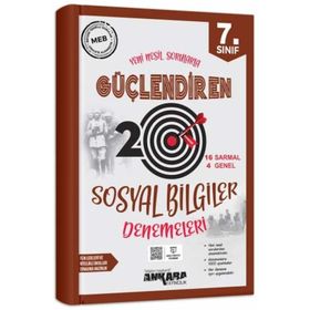 Ankara Yayıncılık 7. Sınıf Sosyal Bilgiler Güçlendiren 20 Deneme Sınavı