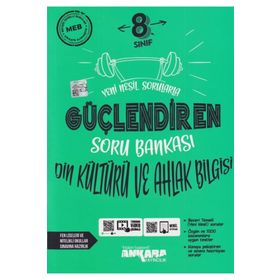 Ankara Yayıncılık 8. Sınıf Din Kültürü ve Ahlak Bilgisi Güçlendiren Soru Bankası