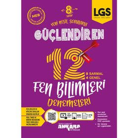 Ankara Yayıncılık 8. Sınıf Fen Bilimleri 12 Güçlendiren Denemeleri