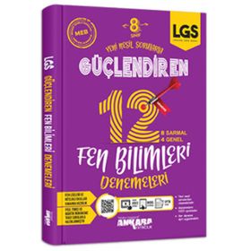 Ankara Yayıncılık 8. Sınıf Fen Bilimleri 12 Güçlendiren Denemeleri