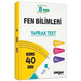 Ankara Yayıncılık 8. Sınıf Fen Bilimleri Yaprak Test