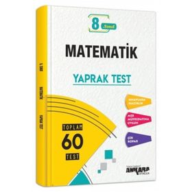 Ankara Yayıncılık 8. Sınıf Fen Bilimleri Yaprak Test