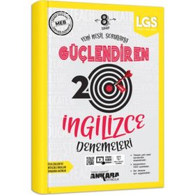 Ankara Yayıncılık 8. Sınıf İngilizce 20 Güçlendiren Denemeleri