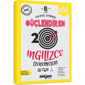 Ankara Yayıncılık 8. Sınıf İngilizce 20 Güçlendiren Denemeleri