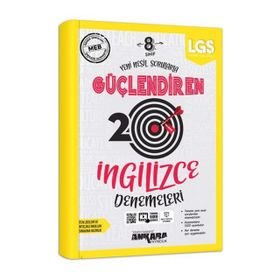 Ankara Yayıncılık 8. Sınıf İngilizce 20 Güçlendiren Denemeleri
