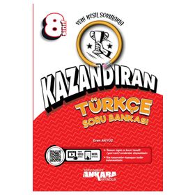 Ankara Yayıncılık 8. Sınıf Kazandıran Türkçe Soru Bankası