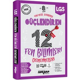 Ankara Yayıncılık 8. Sınıf Lgs Fen Bilimleri Güçlendiren 12 Deneme
