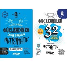 Ankara Yayıncılık - 8. Sınıf LGS Matematik Güçlendiren Soru Bankası - Matematik 32 Hafta Kazanım Denemeleri