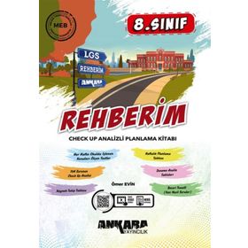 Ankara Yayıncılık - 8. Sınıf LGS Rehberim Check Up Analizli Planlama Kitabı