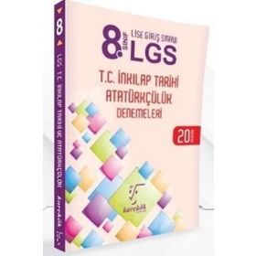 Ankara Yayıncılık 8. Sınıf LGS T.C. İnkılap Tarihi ve Atatürkçülük Güçlendiren 20 Deneme