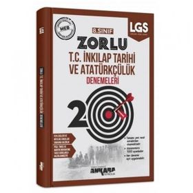 Ankara Yayıncılık 8. Sınıf Lgs Tc İnkılap Tarihi Ve Atatürkçülük 20 Zorlu Denemeleri
