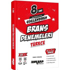 Ankara Yayıncılık 8.Sınıf LGS Türkçe Güçlendiren Branş Denemeleri