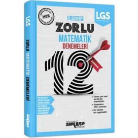 Ankara Yayıncılık 8. Sınıf Matematik 12 Zorlu Deneme