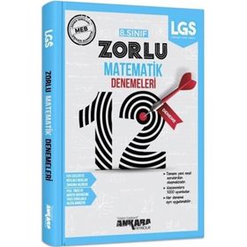 Ankara Yayıncılık 8. Sınıf Matematik 12 Zorlu Deneme