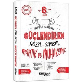 Ankara Yayıncılık 8. Sınıf Sayısal Sözel Muhakeme Güçlendiren Soru Bankası