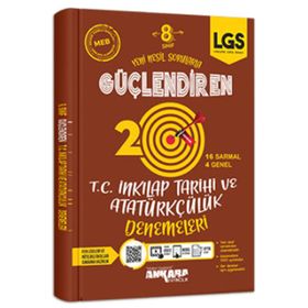 Ankara Yayıncılık 8. Sınıf T.C. Inkılap Tarihi ve Atatürkçülük 20 Güçlendiren Denemeleri