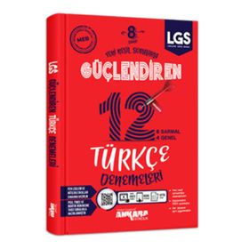 Ankara Yayıncılık 8. Sınıf Türkçe 12 Güçlendiren Denemeleri