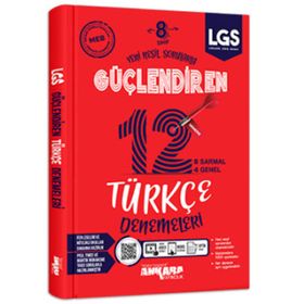 Ankara Yayıncılık 8. Sınıf Türkçe 12 Güçlendiren Denemeleri