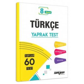 Ankara Yayıncılık 8. Sınıf Türkçe Yaprak Test