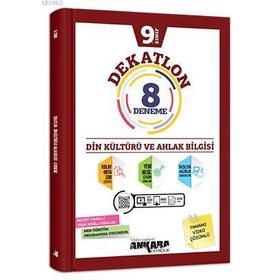Ankara Yayıncılık 9. Sınıf Din Kültürü ve Ahlak Bilgisi Dekatlon 8 Deneme