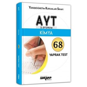 Ankara Yayıncılık AYT 2. Oturum Kimya 68 Yaprak Test