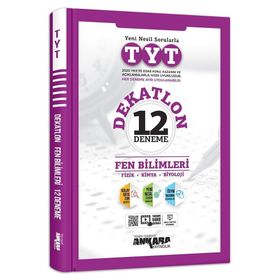 Ankara Yayıncılık AYT Fen Bilimleri Dekatlon 12 Deneme Sınavı