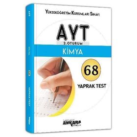 Ankara Yayıncılık Ayt Kimya 68 Yaprak Test