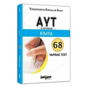 Ankara Yayıncılık Ayt Kimya 68 Yaprak Test